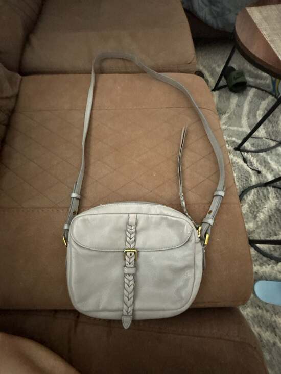 Fossil Handbags - FOSSIL Kendall Crossbody Saddle Leather ZB7104216 Grey